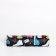 Cosmetic bag-penete on zipper, black color