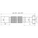 Hofrosif "Ani Plast" K214, 1 1/4 "x 40 mm, elongated, without release, l = 495-1325 mm