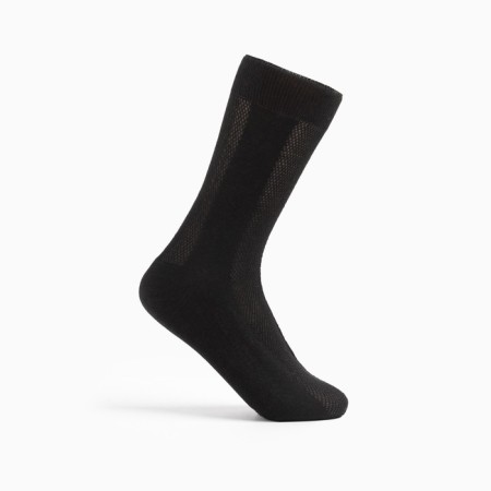 Male socks in a grid, black color, size 25