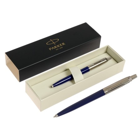 Ballpoint Parker Jotter K60 Blue M, stainless steel case, blue ink-4