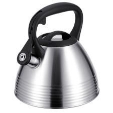 Teapot Regent Inox Tea, with a whistle, 3 l + a titting gift for brewing tea