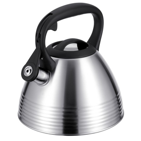 Teapot Regent Inox Tea, with a whistle, 3 l + a titting gift for brewing tea