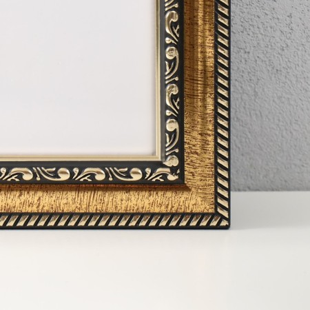 Photo frame Plastic "Mira" 40x40 cm gold (plastic screen)-1