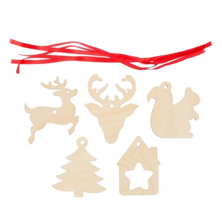 Set for creativity "Wood painting" 5 pcs., With a ribbon-2