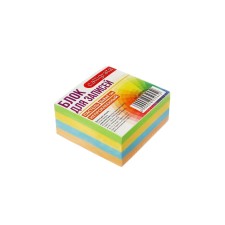 Блок бумаги для записей Calligrata 8x8x4 см, 80 г/м², непроклеенный, цветной, пастель