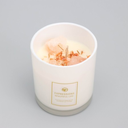 Aromatic candle "Scented Candle", English pear and freesia-4