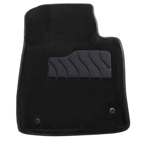 Pile rug for Kia Optima IV, 2015-2019, black-1