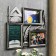 Photo frame Plastic in 3 photos 10x15 cm "Rounders and circulator" silver with white 28x34x3 cm