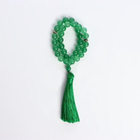 Parsing Muslim ball No. 10 "Jade", 36 beads with jumpers-4