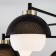 NOCCIOLA chandelier, 6x60W E27, black color
