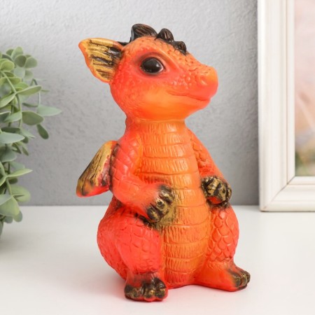 Figure "Dragon" 18x10x10 cm, orange-1