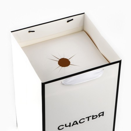 Carriage for flowers with liner for fixation, "Happiness", white, 35 x 20 x 20 cm-6
