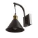 Bra "Gregory" E27 40W Black 18x18x35cm