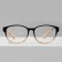 Ready glasses GA0672 (color: C1 black, orange; diopter: + 2.5; tint: no)