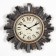 Wall clock, series: interior, "rays of the sun", d-30 cm, brown