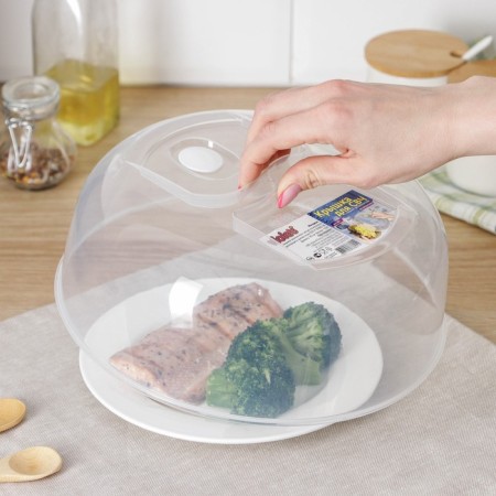 CHF for microwave, 26 cm, with a valve, transparent-1