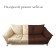 A set for fingering furniture, 50 × 50 cm: claim. Kozh, foam 20 mm, brown