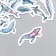 Stickers for creativity "sea inhabitants" set of 45 pcs 4.4x4.4x1.1 cm