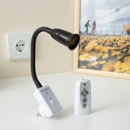 Sconces with remote control "Cindy" E27 15W black 4x2x33cm-9