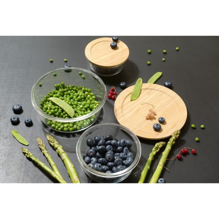 Smart Solutions baking and storage container, with bamboo cover, 950 ml-6