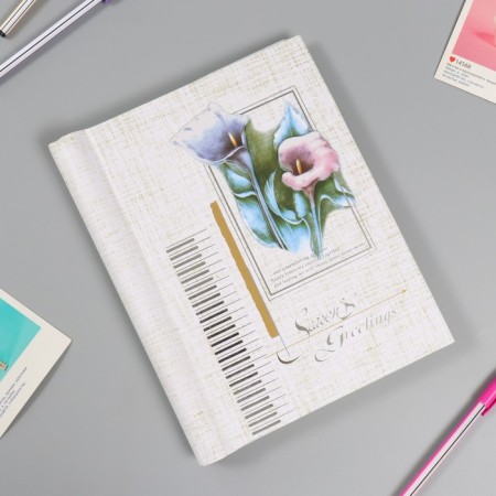 Photo album magnetic 10 sheets "Volumetric bouquet" MIX 18x24.5 cm-3