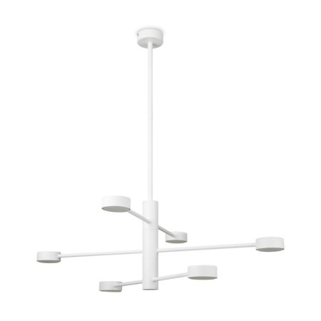 Freya FR5363CL-06W TACTIC, 845x845x865 mm ceiling lamp, GX53, 6x48W, white color-1