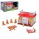 House for animals "Dachny" with furniture
