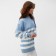 Jumper Female Minaku: Casual Collection Ecrury/Blue, size 42