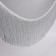 Decorative braid "Furrm", 20 cm, 5 ± 0.5 m, silver color