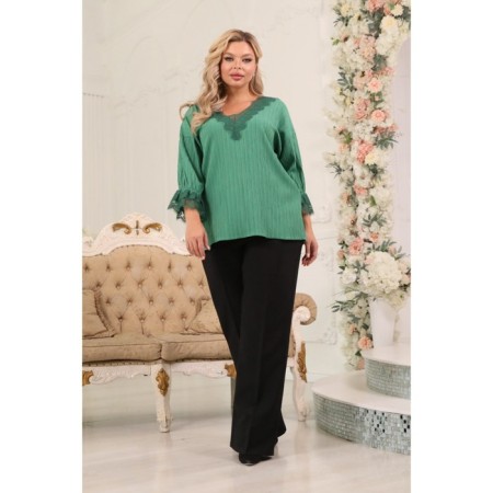 Female jumper, size 50, green color-10