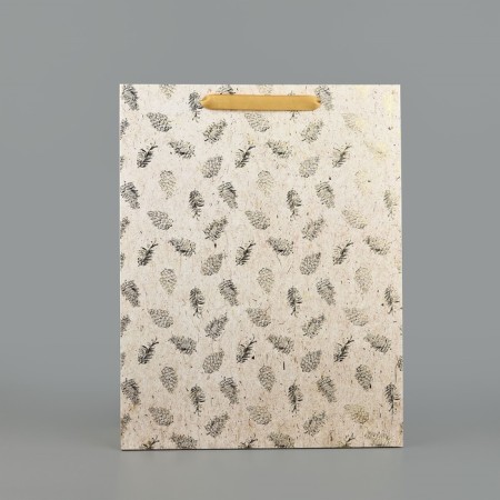 Package Gift New Year Laminated "bumps", l 31 x 40 x 11.5 cm, new year-1
