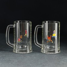 A set of beer mugs 
