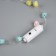 LED beads "Hearts", 80 cm, LED (1608) -16-4.6V, AG13X3 (in set), 3 dir, glow warm white