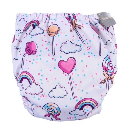 Panties-scammer, reusable, carbon-bamboo fabric, “caramel”, from 0-36 months.-4