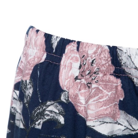 Female homemade set (T-shirt/pants), dark blue color, size 46-6