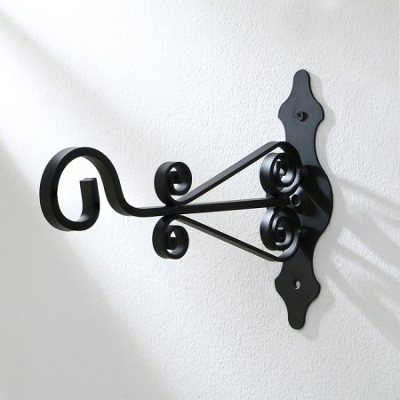 Bracket for kashpo kovaya, 25 cm, metal, black