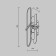 Bra Maytoni Mod099WL-02G, E14, 2x40 W, 125x115x550 mm, brass
