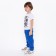 Baby trousers, blue color, height 128 cm