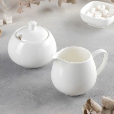Serving set, 2 pcs: sugar -up 210 ml, milkman 210 ml