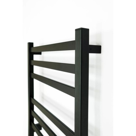 Electric towel Grois Bruno, 500x600 mm, 6 crossbars, lower, black-3