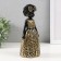 Souvenir Polystone "Baby from Africa, with a large bow" 9.5x7.7x21.5 cm