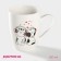 Porcelain share mug "Catet Melomanes", 350 ml, white color