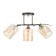 Bruni chandelier 3he27 40w Black 50x23x27cm Bayerlux