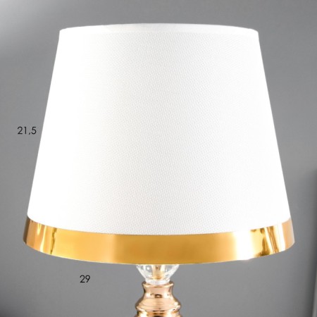 Highlight lamp with backlight "Muse" 1x60W E27 gold 28x28x45 cm Risalux-4