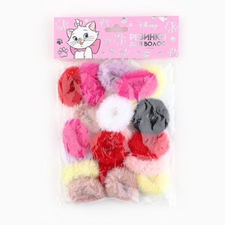 A set of elastic bands "Fluffy", 20 pieces, 2 cm, cats aristocrats-1