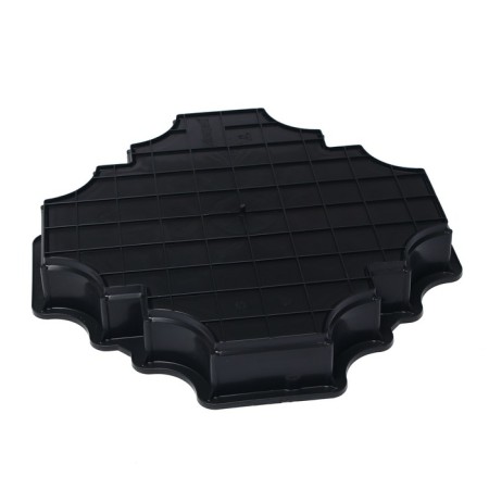 Form for the paving slabs "Clover Krakovsky Bolshoi", 29 × 29 × 4 cm, shagren, 1 pc.-2