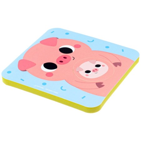 Soft puzzle for kids “Who whose baby is?”, 8 puzzles, crush me-9
