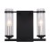 Sconces st. SL334.401.02. Bichero. 2x60 W, E14, 29, 4x24 cm, black color, nickel