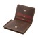 Z-907-152 Purse with a clamp Z-907, brown dark. Pulap - 152