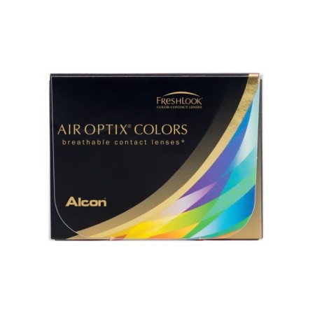 Color contact lenses Air Optix Aqua Colors Green, 4/8.6 in a set 2pcs